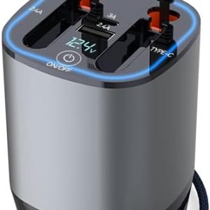 120W 4-in-1 Fast Car Charger