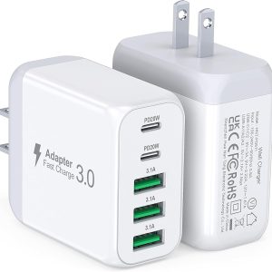 USB C Wall Charger Block, 2Pack