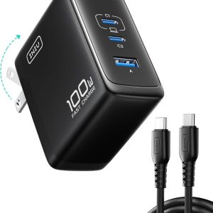 INIU USB C Charger Block, 100W 3-Port