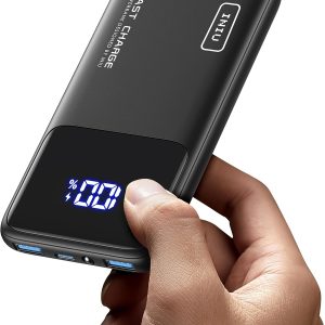 INIU Portable Charger, Slimmest Fast Charging 10000mAh USB C in/Out