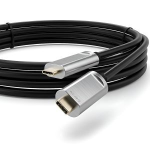 USB C Cable 50ft,Fiber Optic 10Gbps High Speed Extension Type C Cord